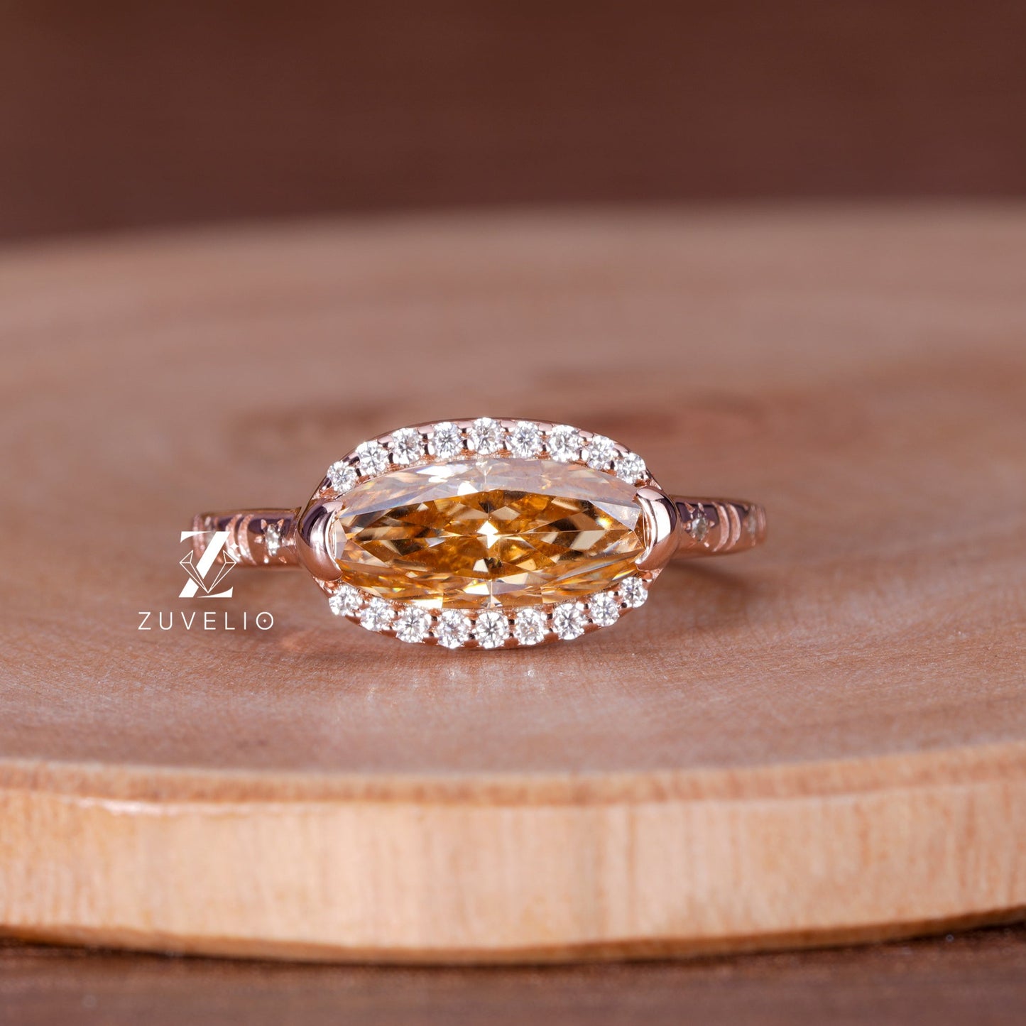 Oval Halo Celestial Ring
