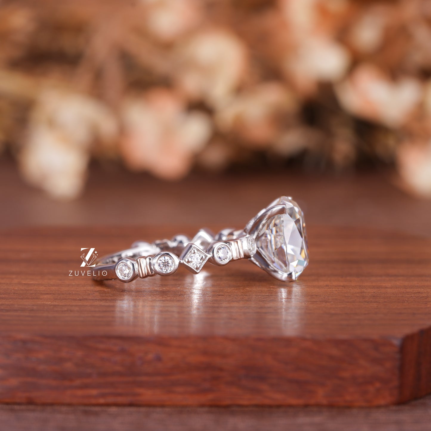 OMC Cushion Engagement Ring