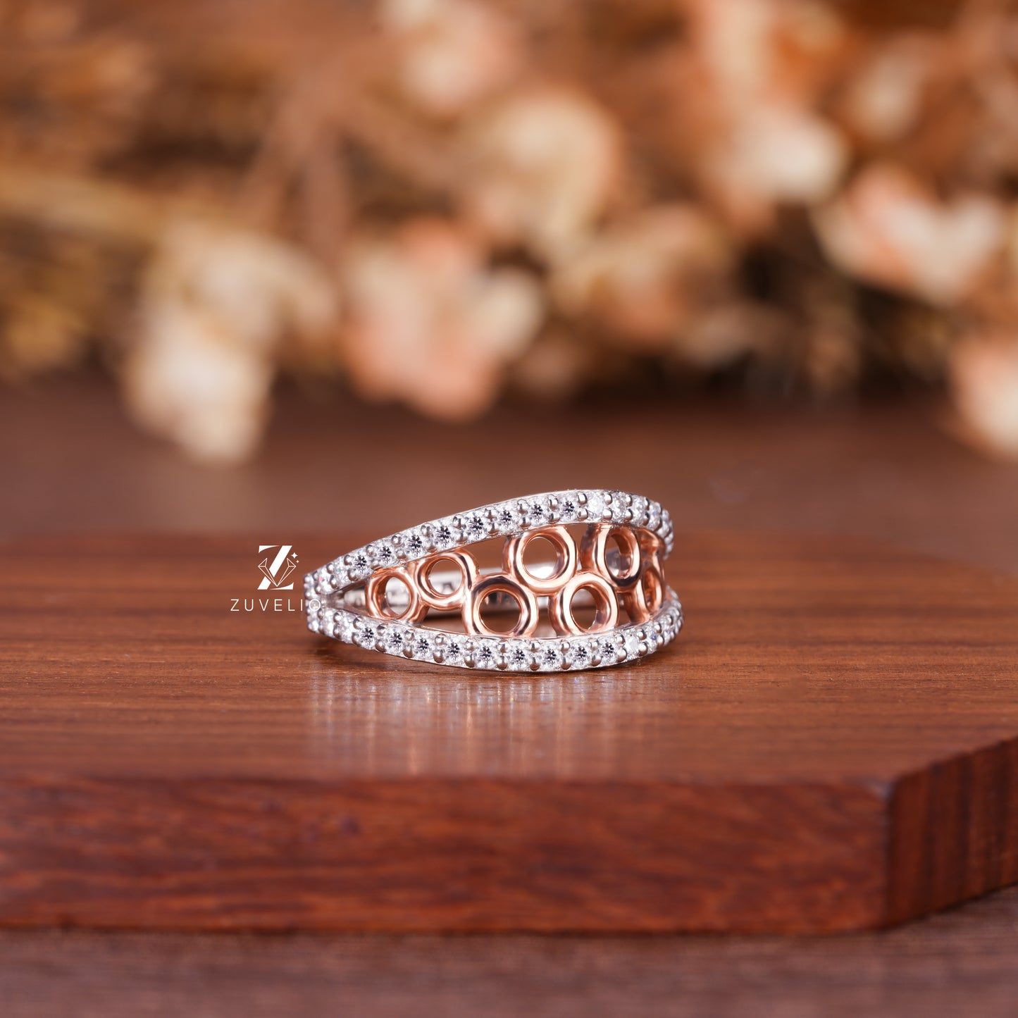Lab Diamond Round Cut Band
