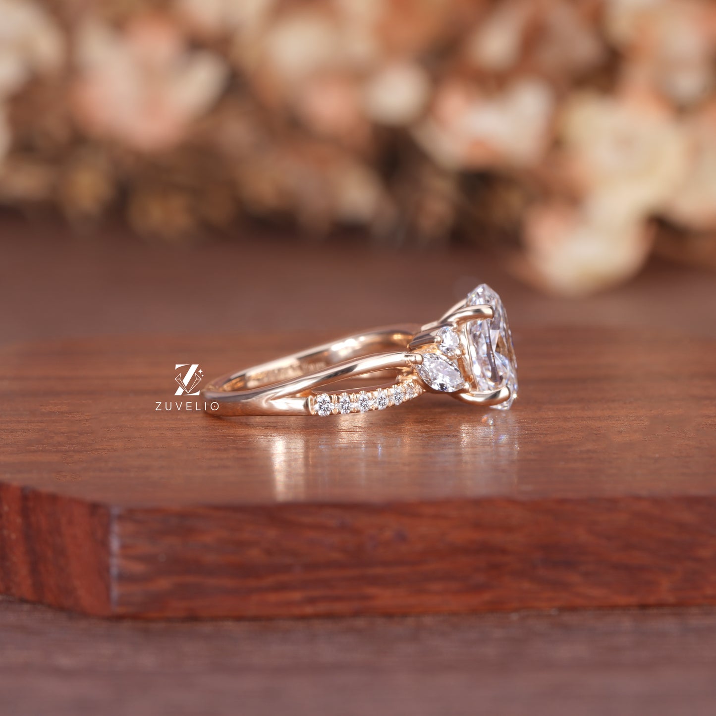 Lab Diamond Engagement Ring