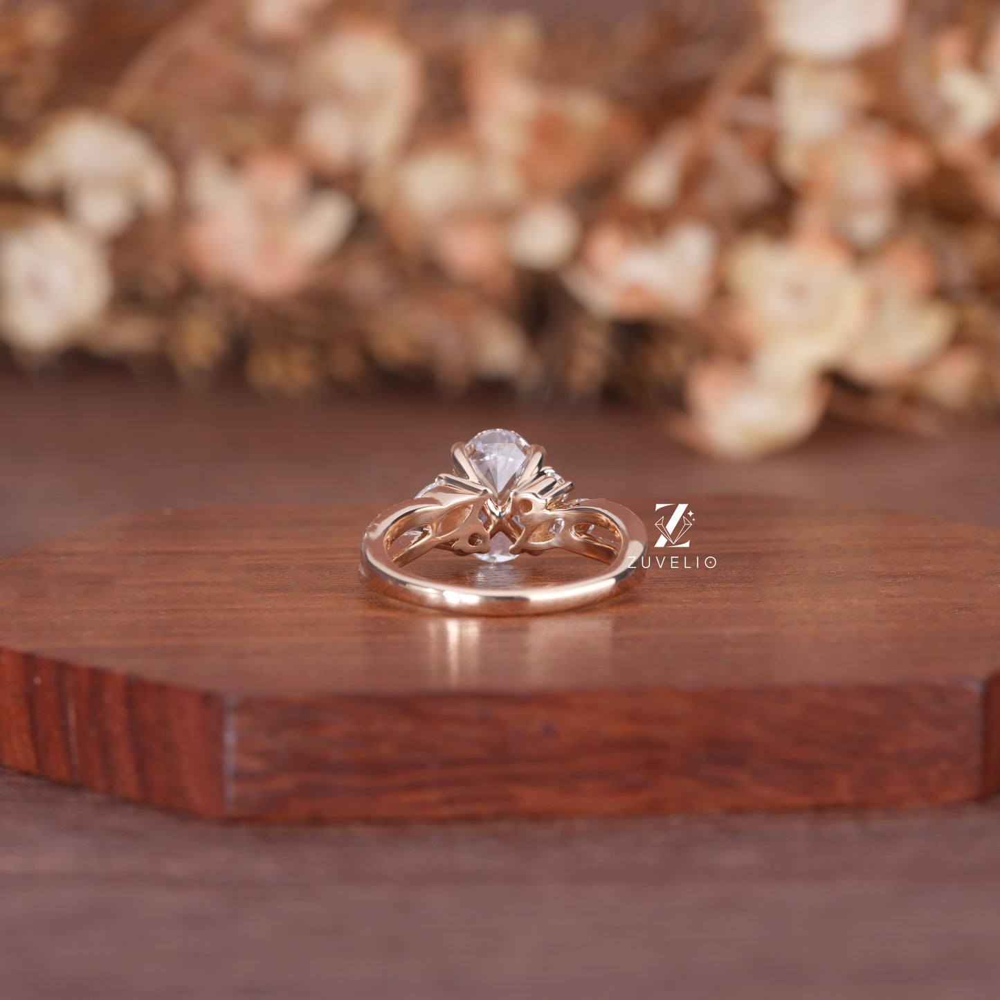 Oval Split Shank Ring