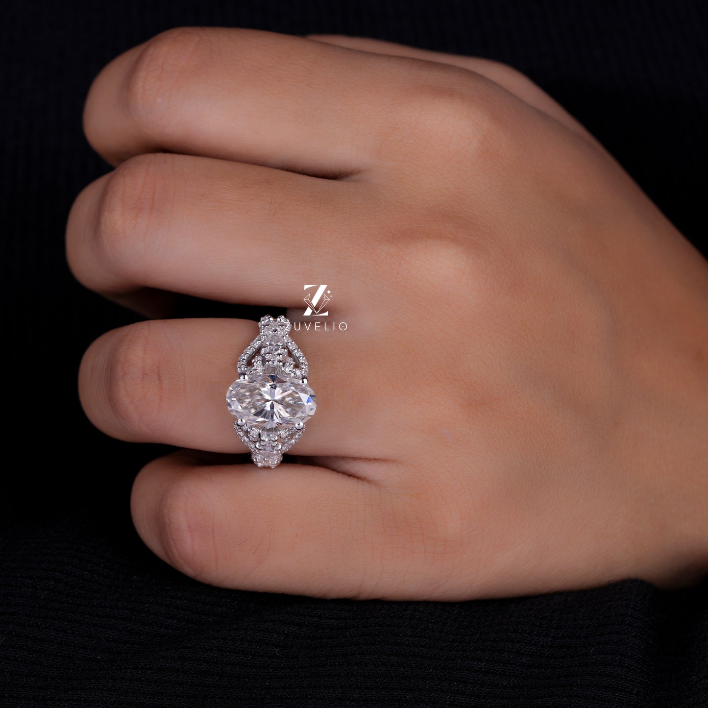 Art Deco Oval Ring