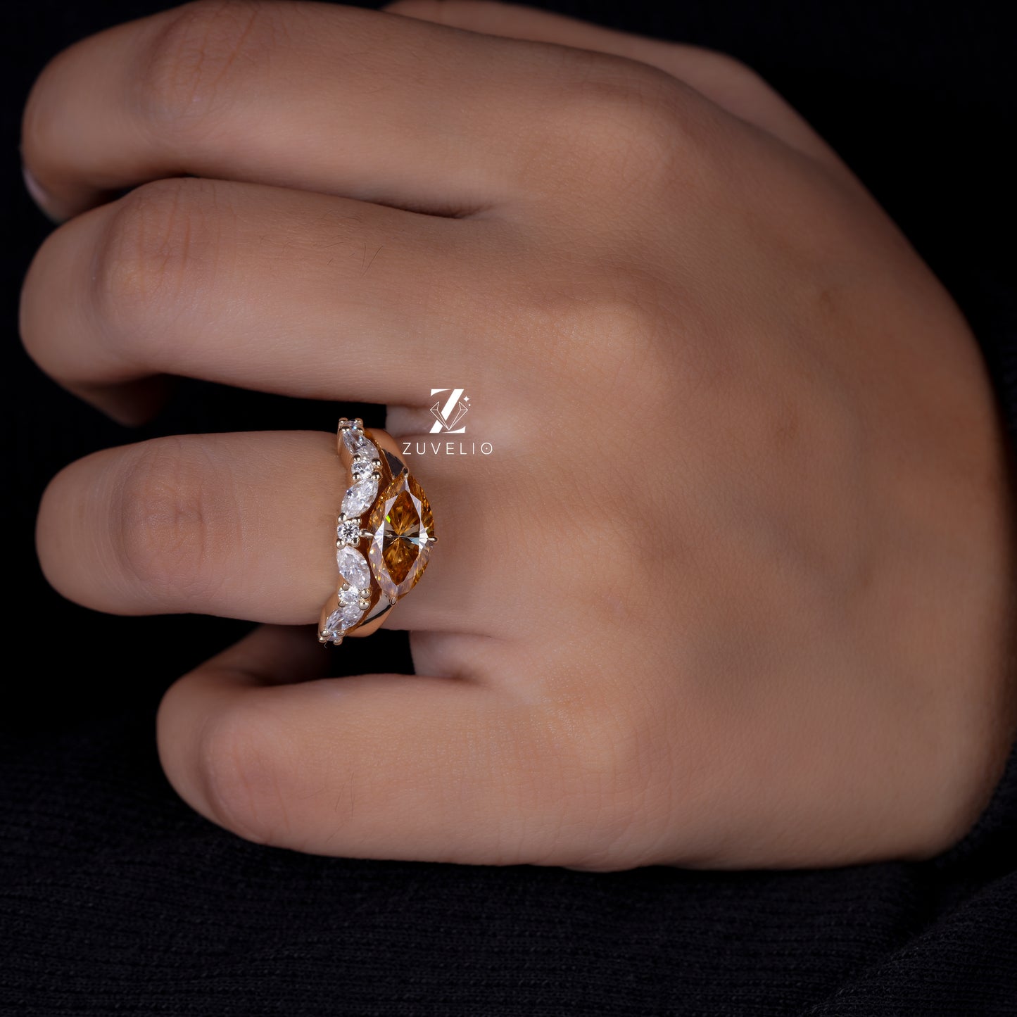 East West Marquise Ring