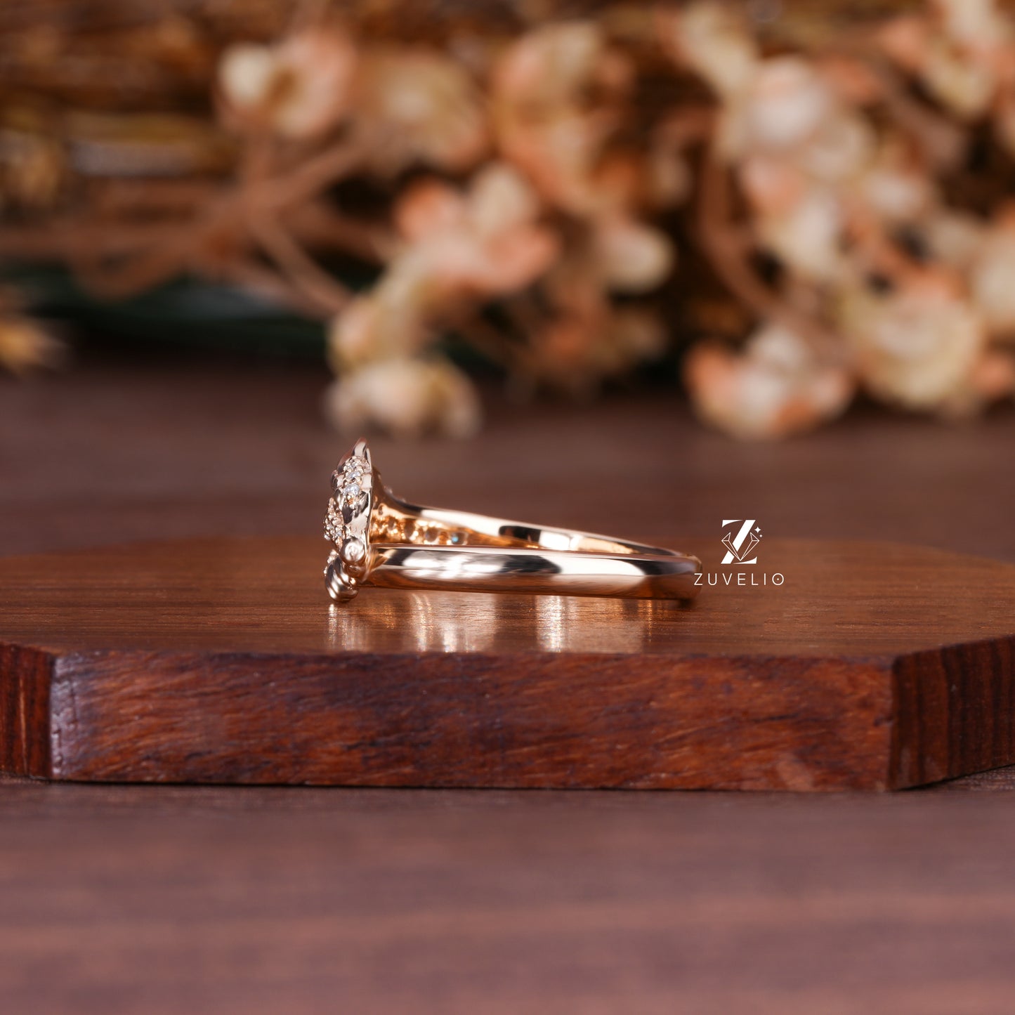 Dragon Inspired Moissanite Ring