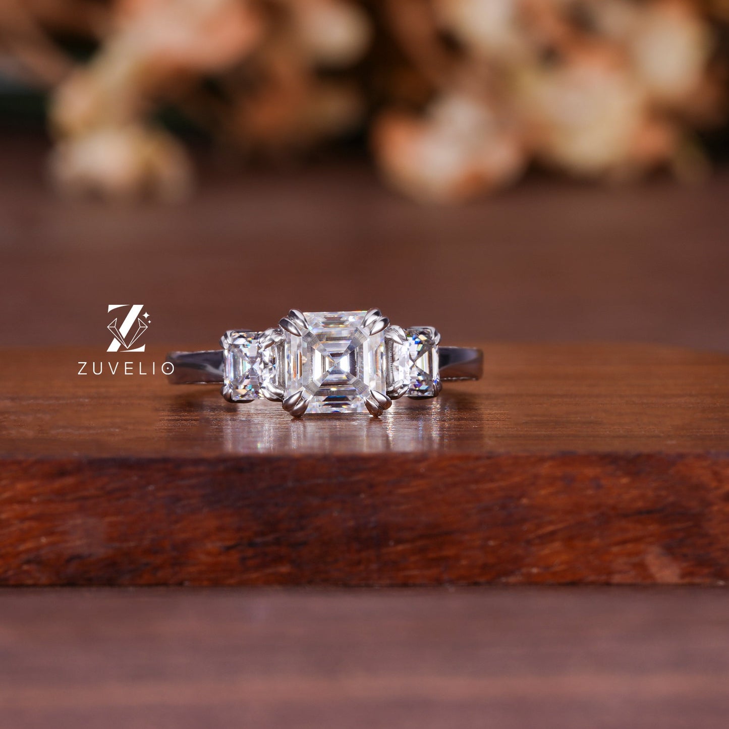 Three Stone Asscher Cut