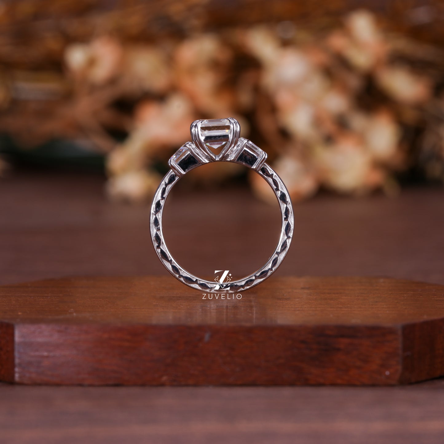 Three Stone Asscher Cut