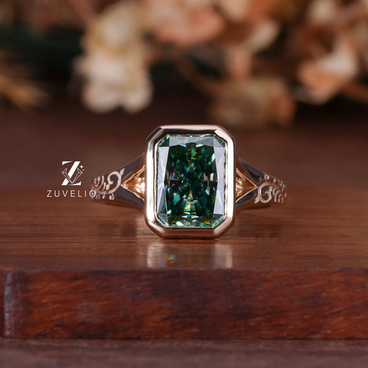 Radiant Art Deco Ring