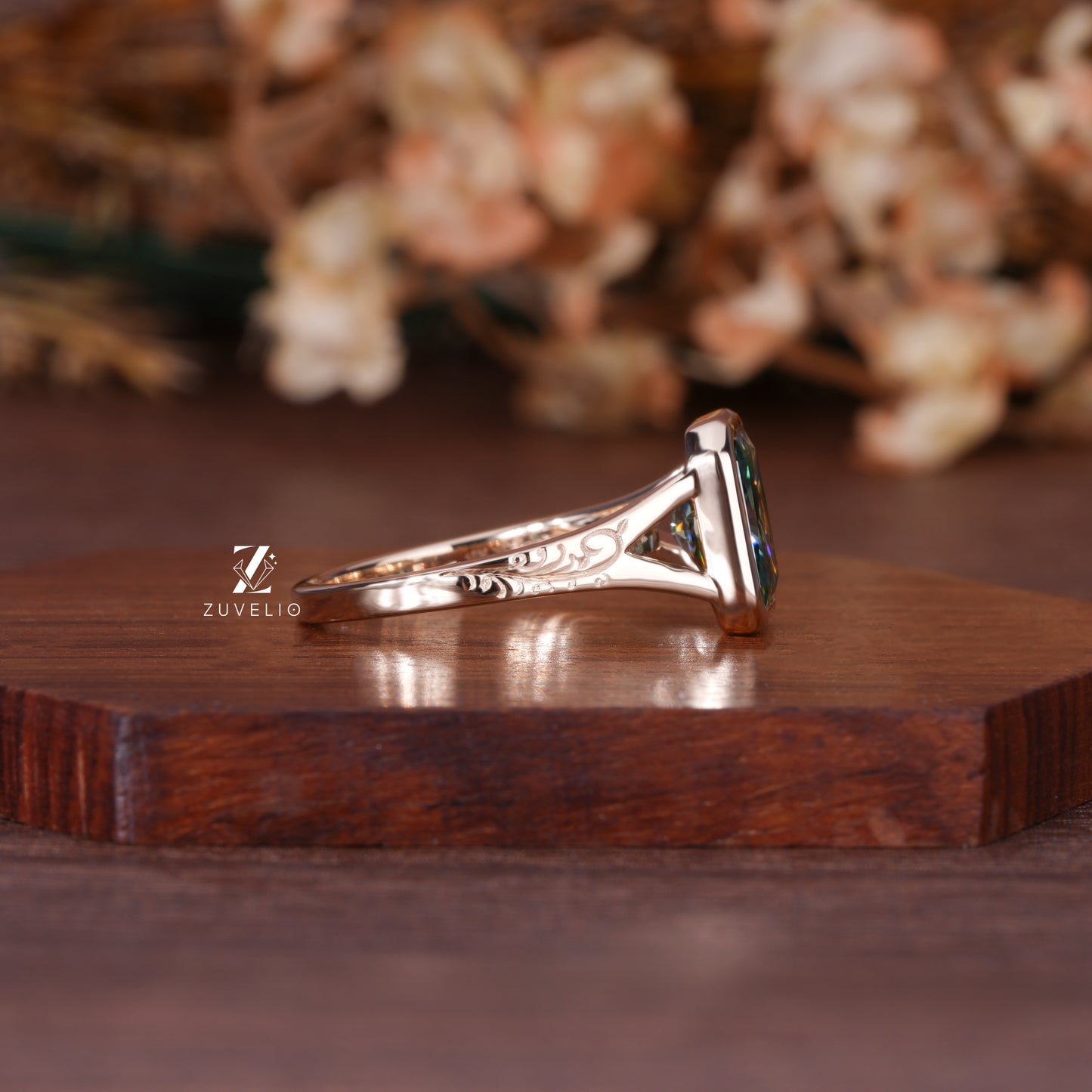 Radiant Art Deco Ring