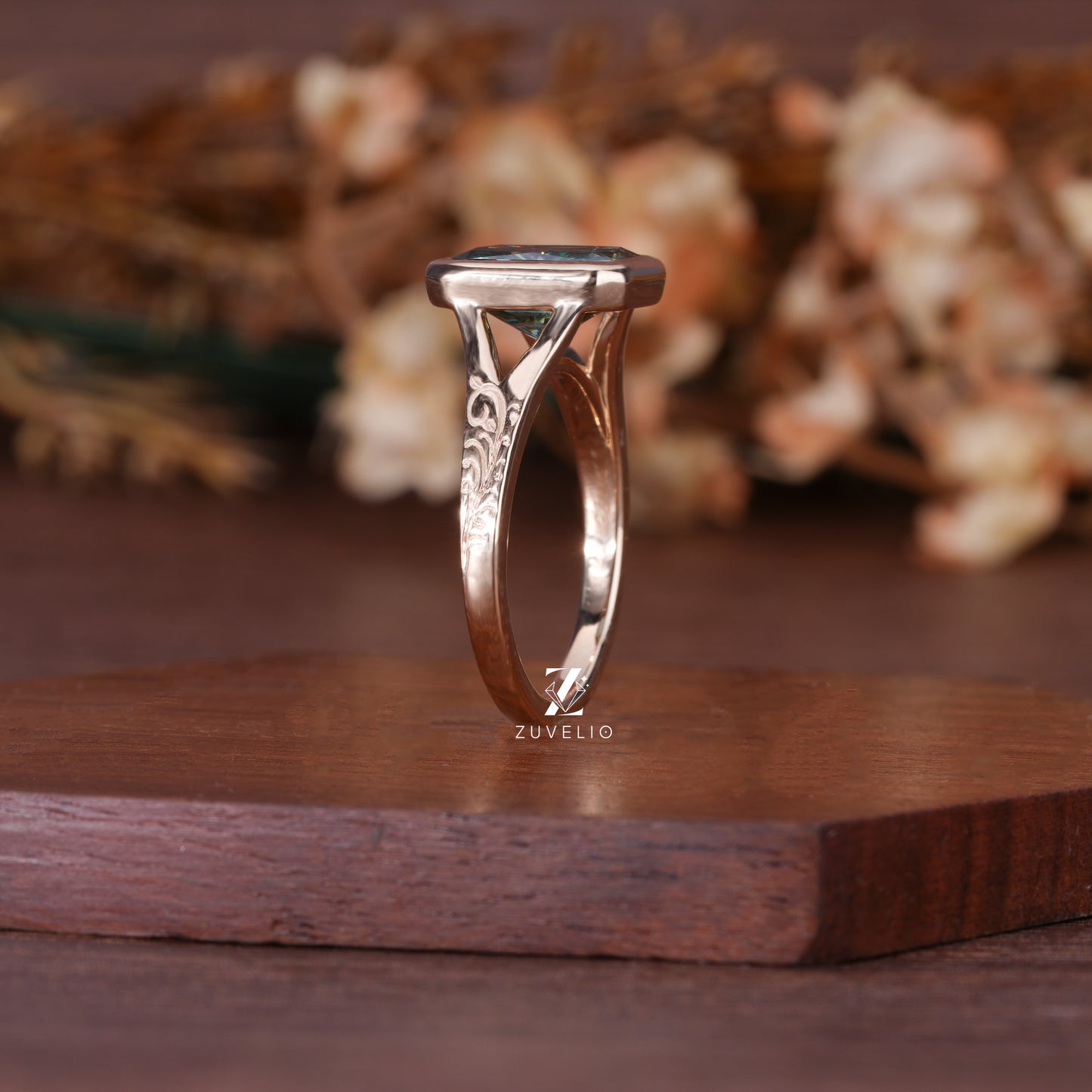 Radiant Art Deco Ring