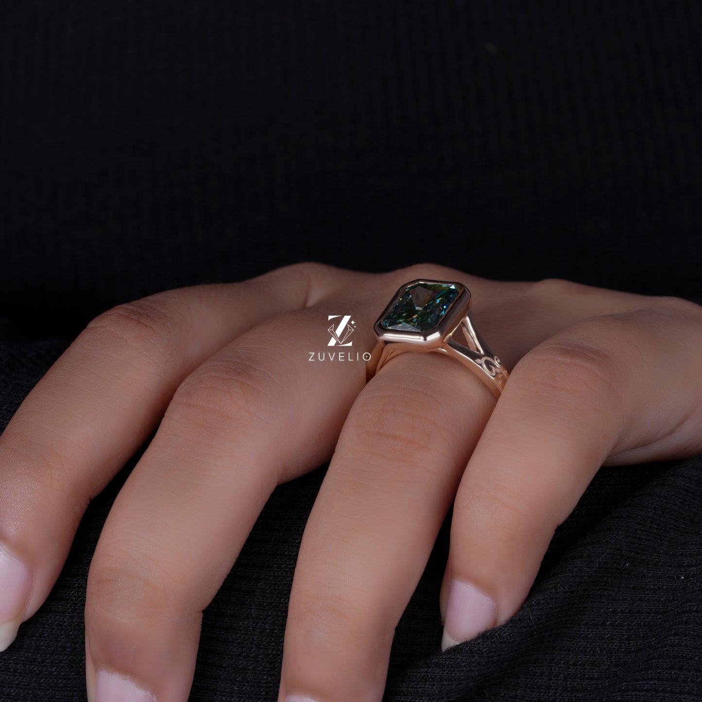 Radiant Art Deco Ring