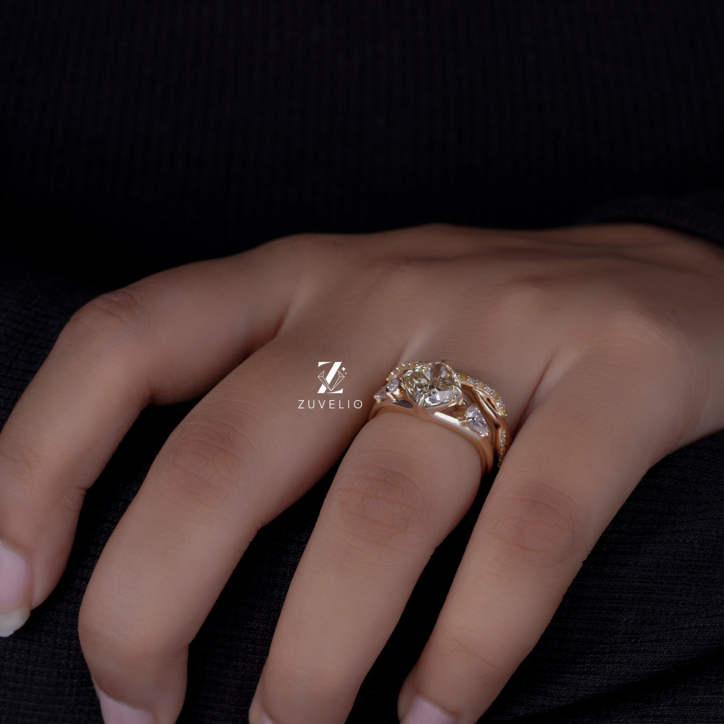 Princess Bridal Ring Set