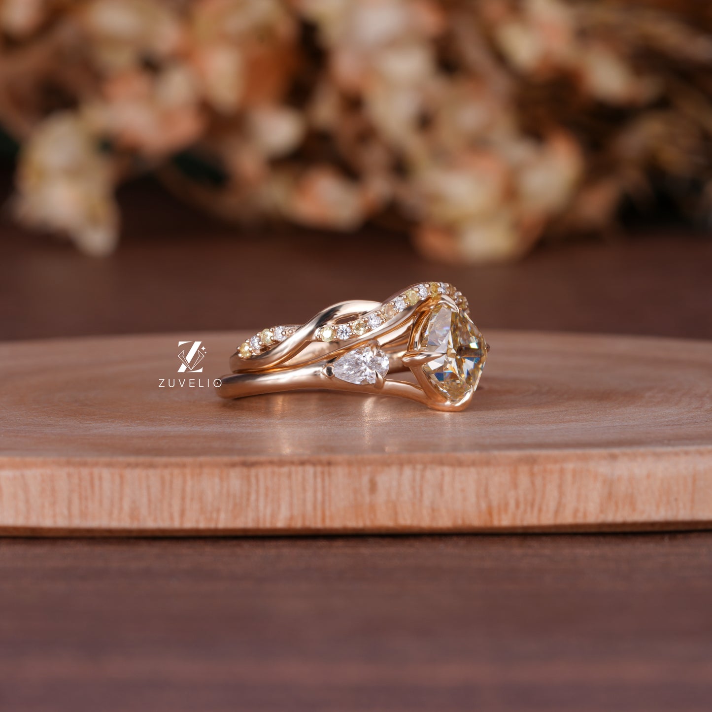 Princess Bridal Ring Set