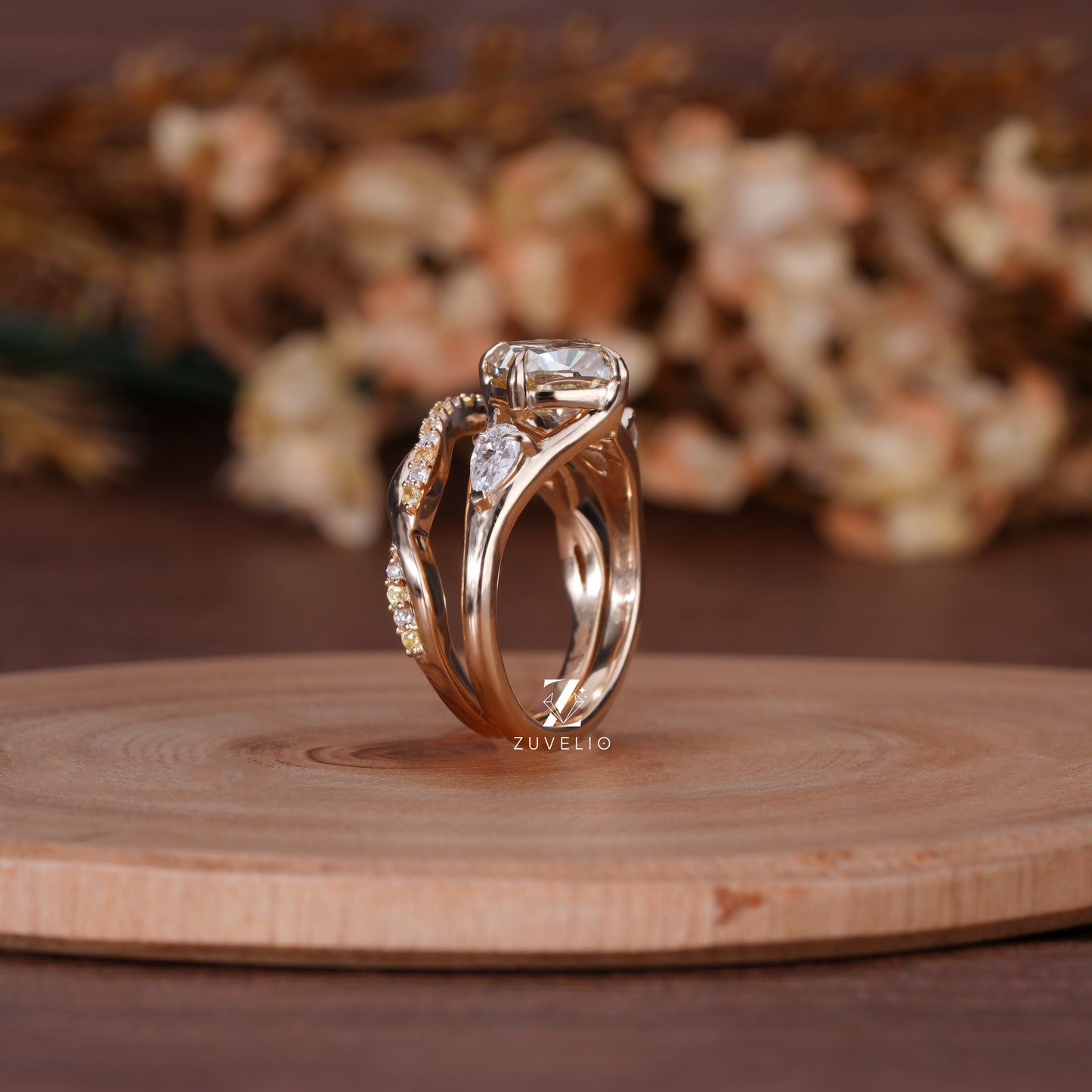 Princess Bridal Ring Set