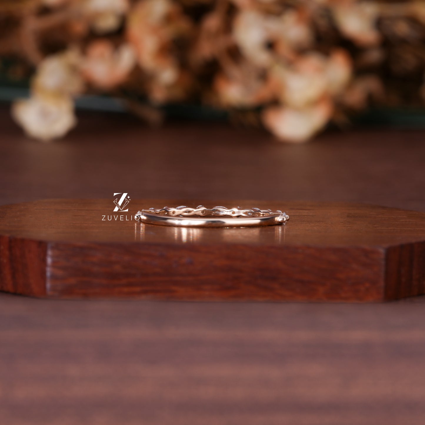 Half Eternity Bubble Band