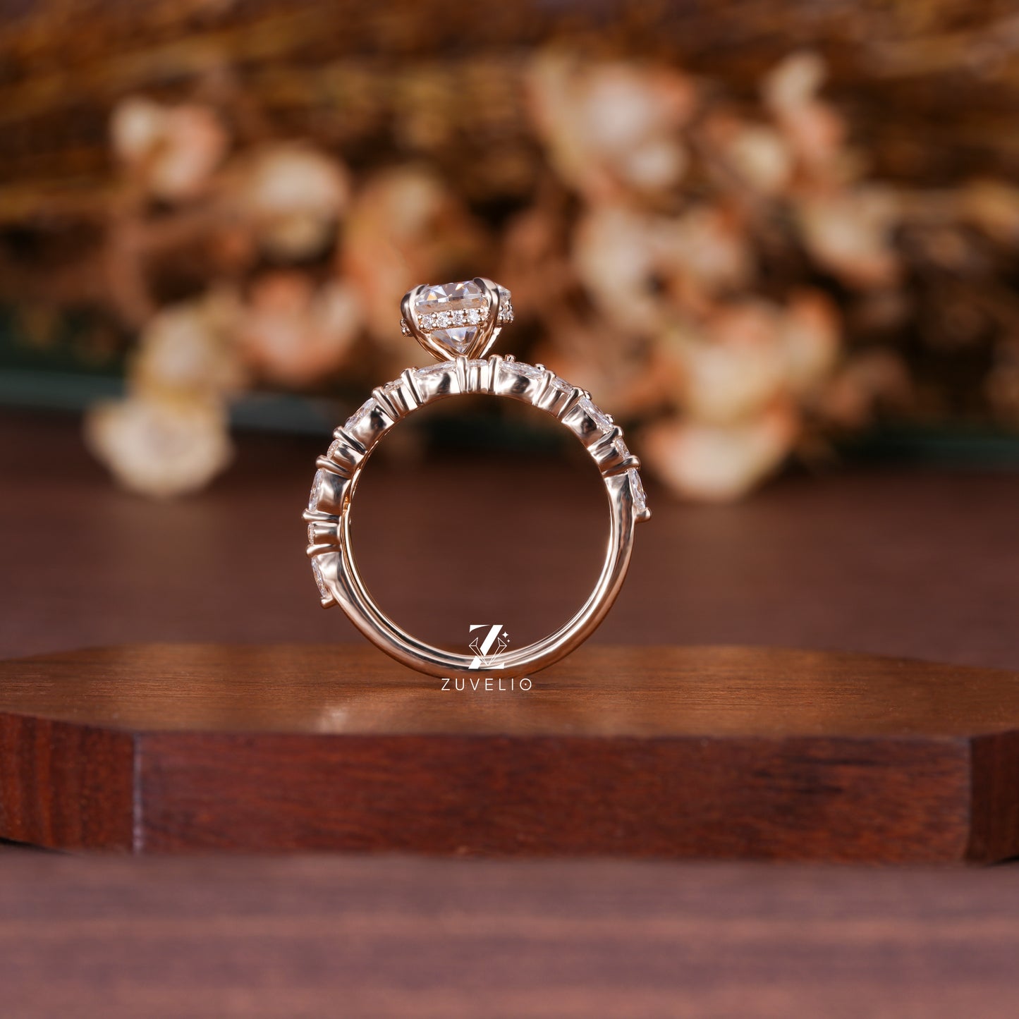 Round Moissanite Bridal Set