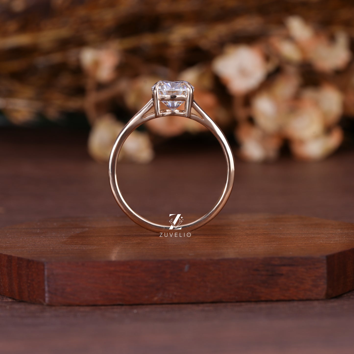 Oval Split Shank Ring