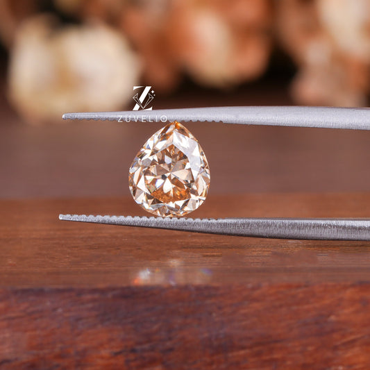 1.6 Ct Pear Moissanite Stone
