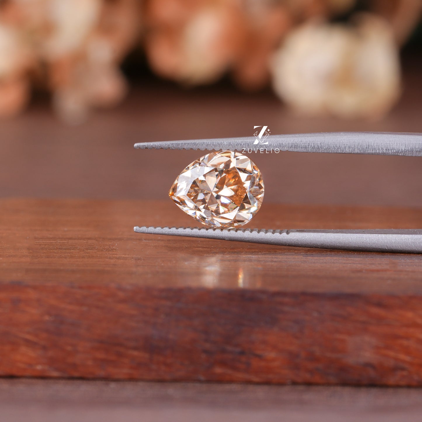 1.6 Ct Pear Moissanite Stone