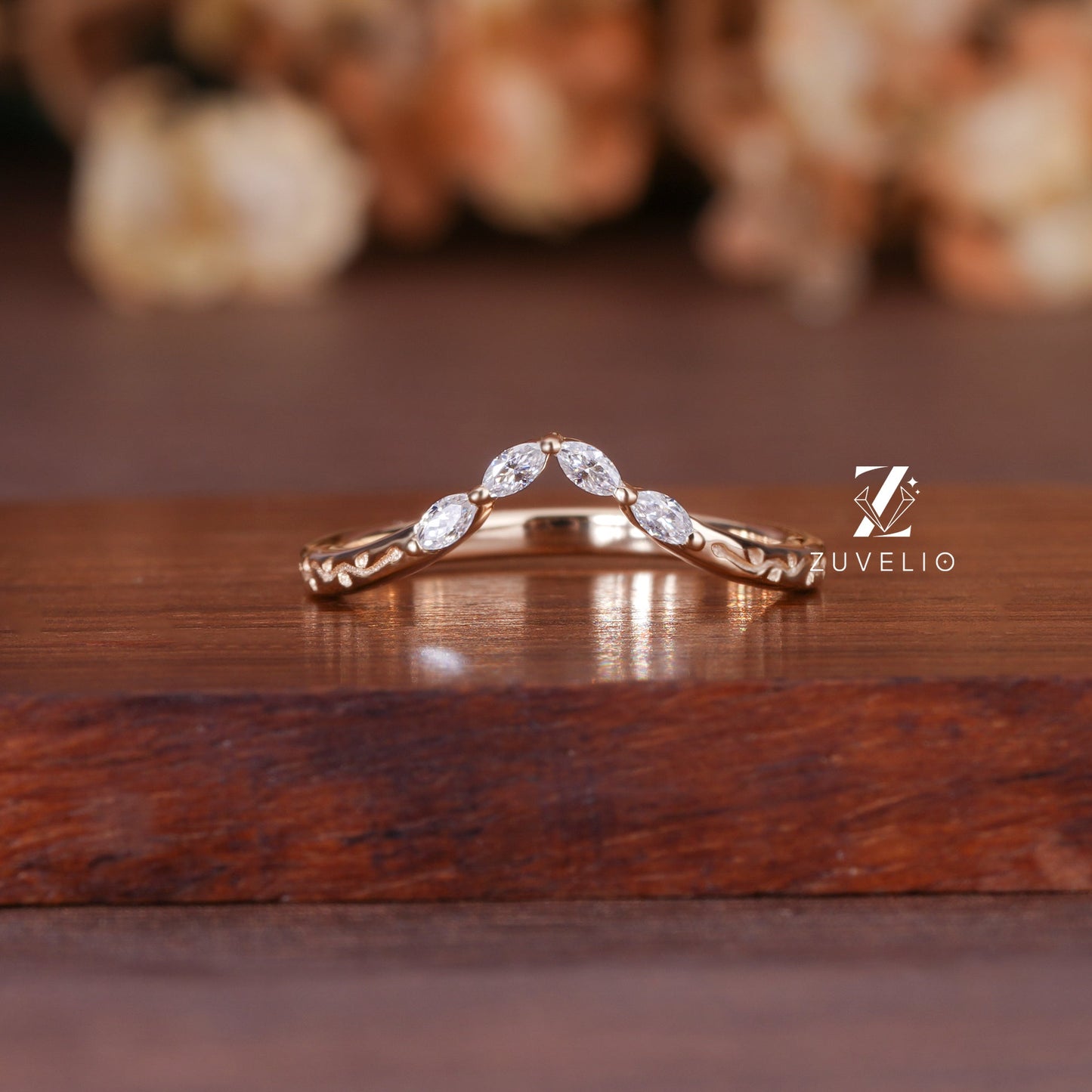 V Shape Marquise Band