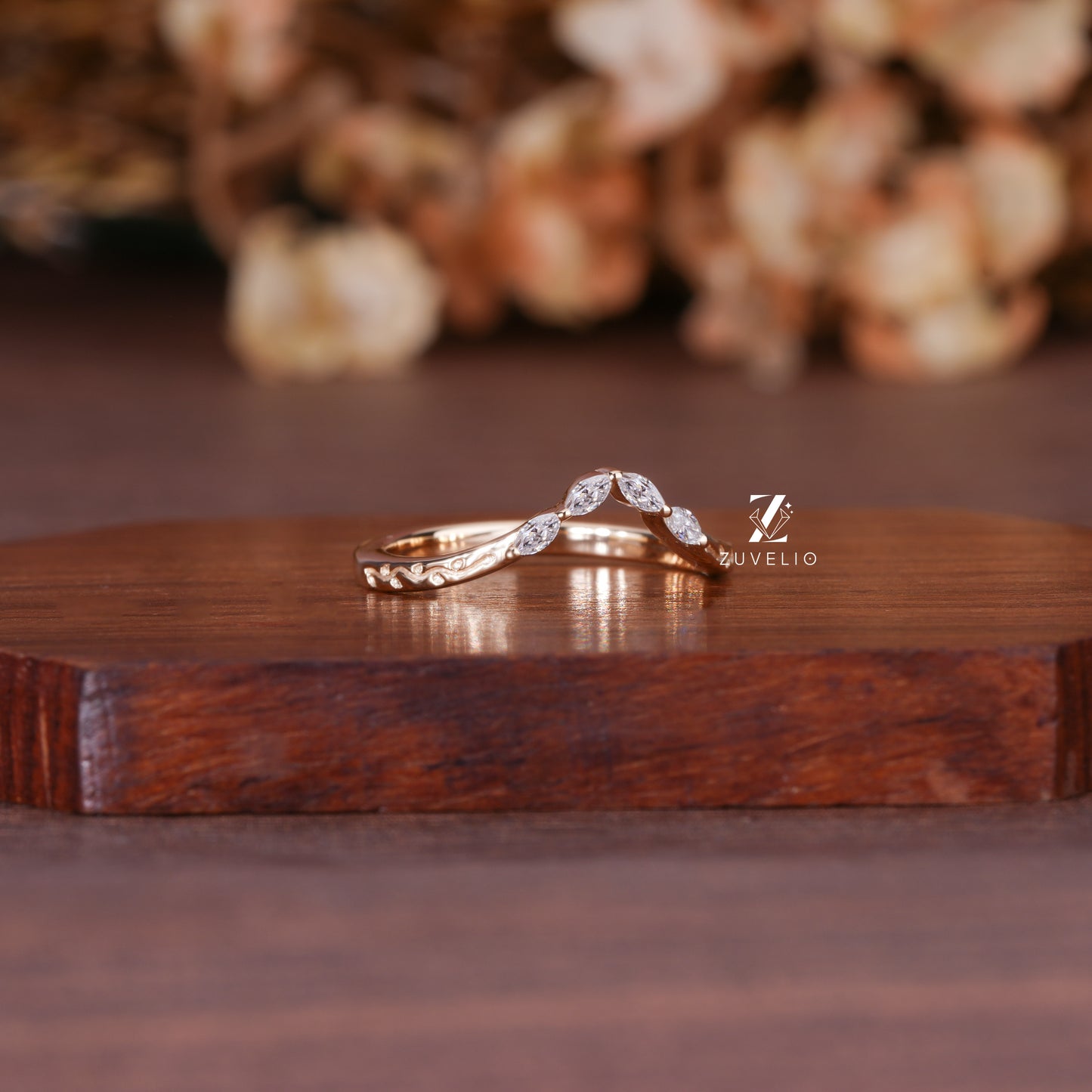 V Shape Marquise Band