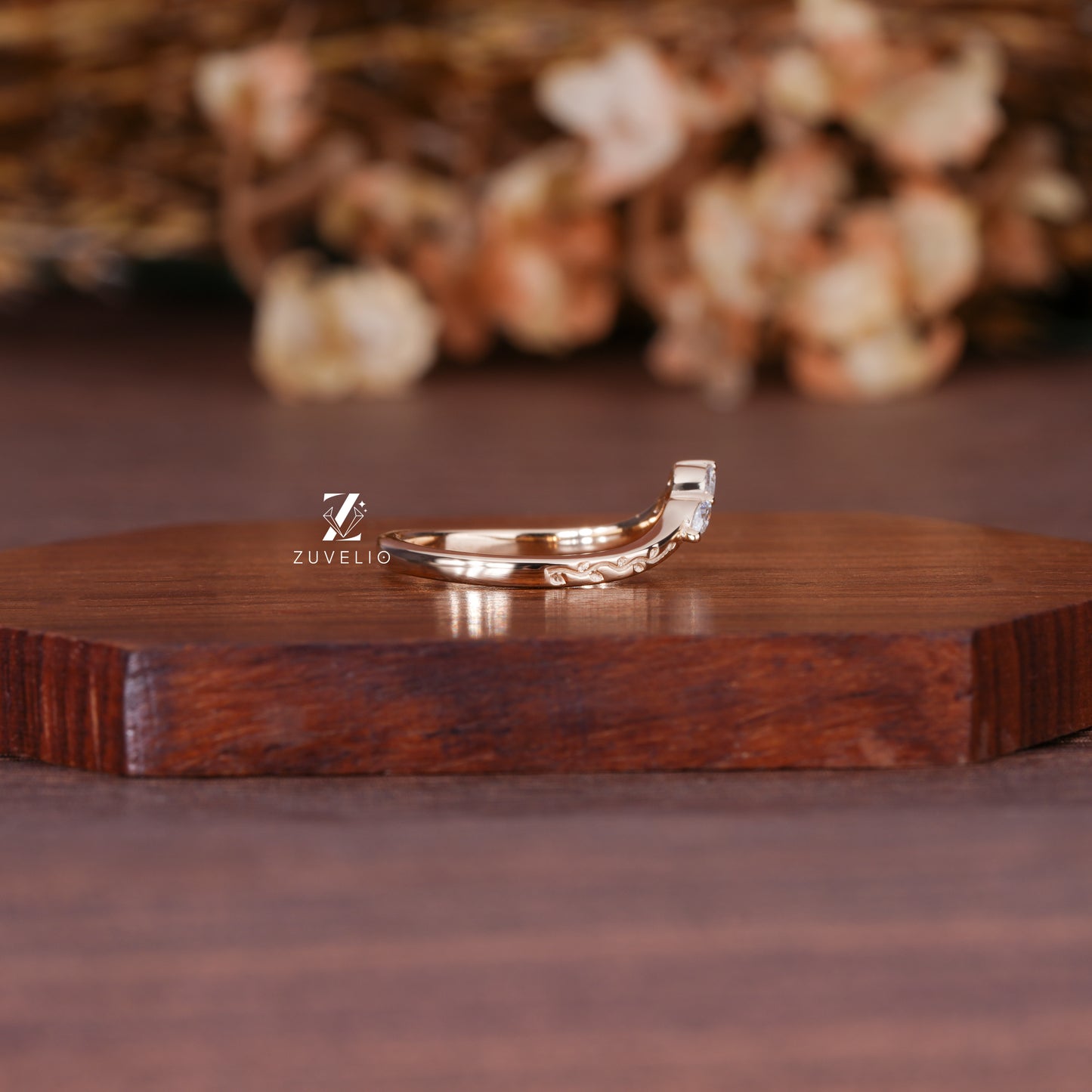 V Shape Marquise Band
