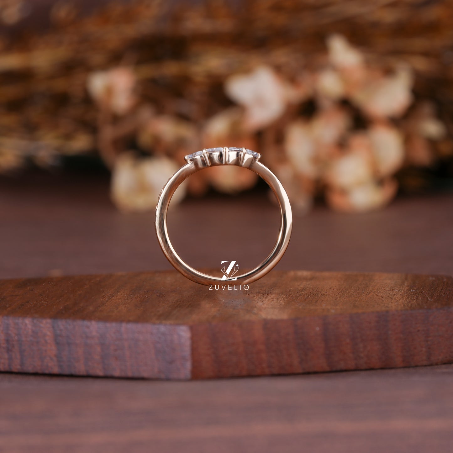 V Shape Marquise Band