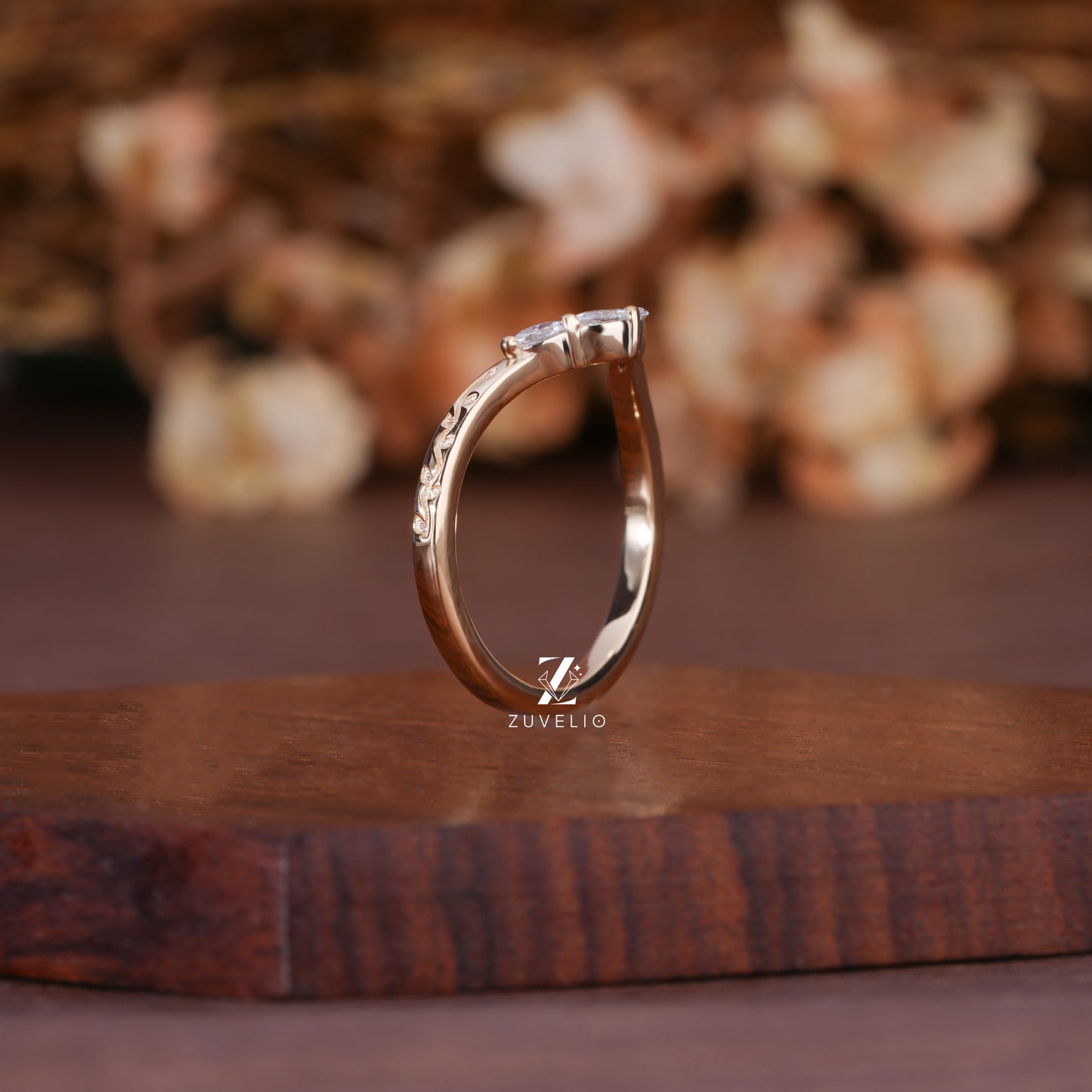 V Shape Marquise Band