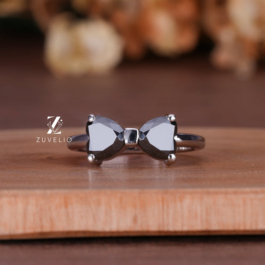 Bow Tie Moissanite Ring