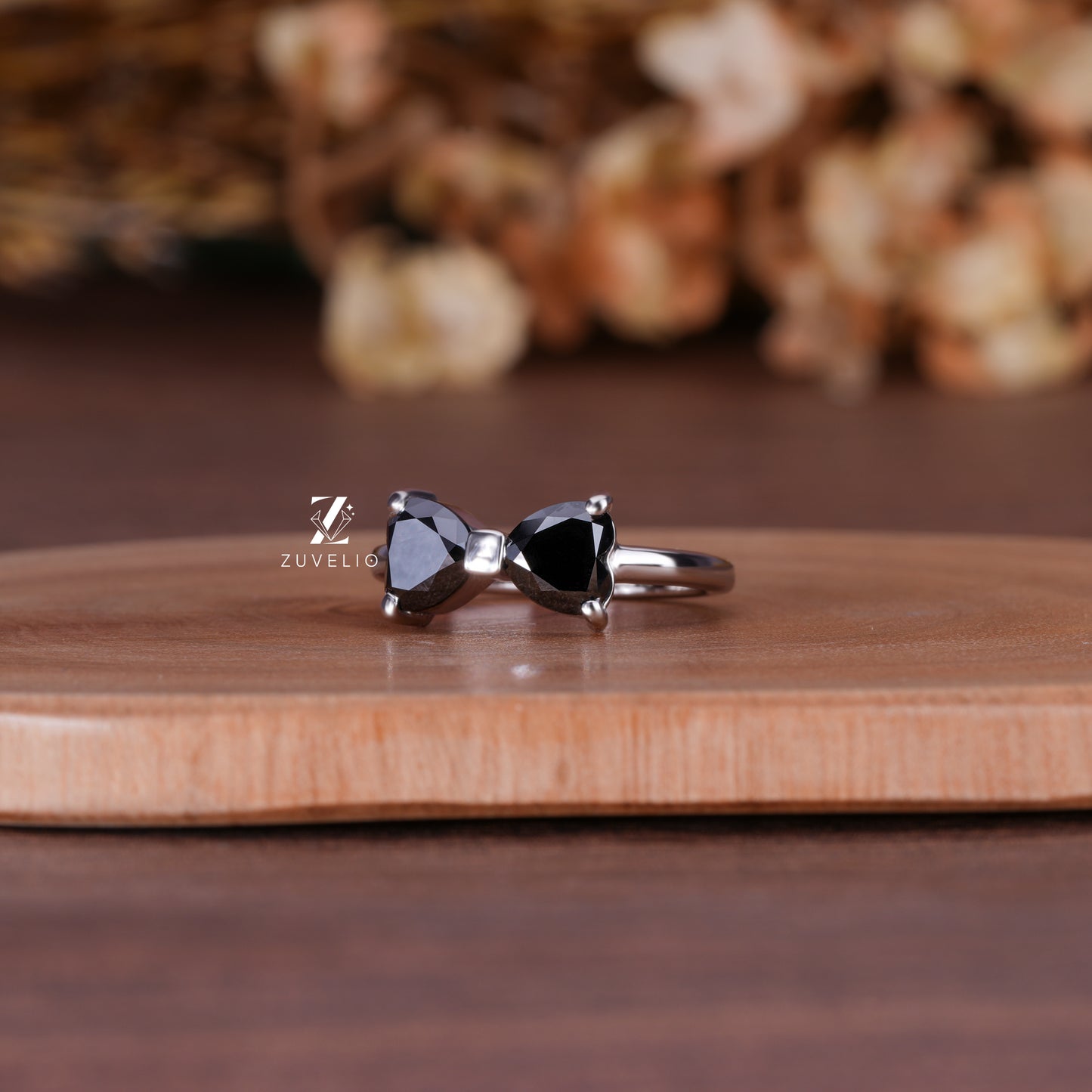 Bow Tie Moissanite Ring