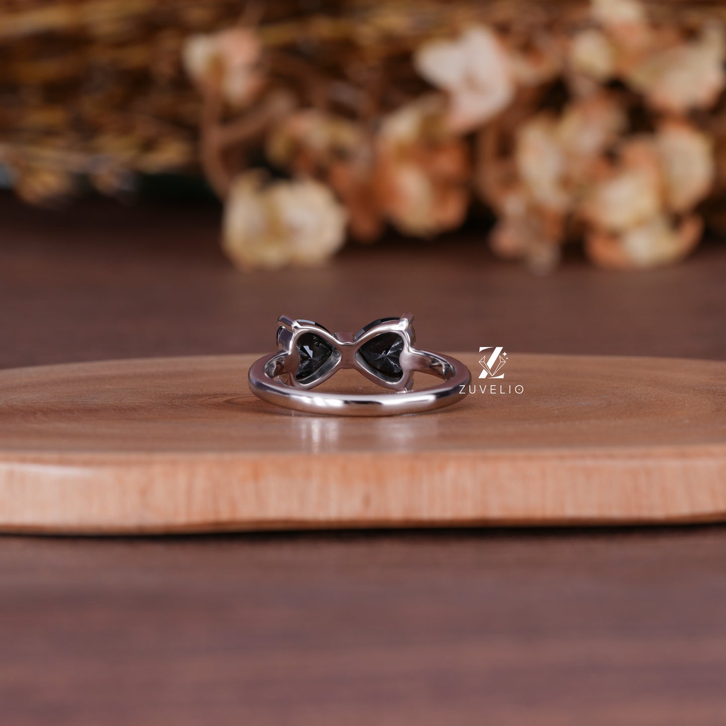 Bow Tie Moissanite Ring