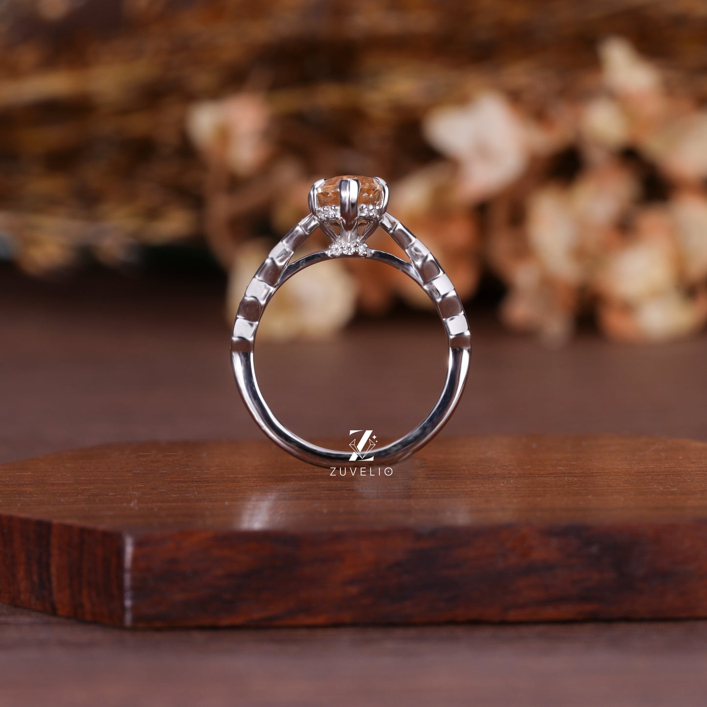 Marquise Bubble Band Ring