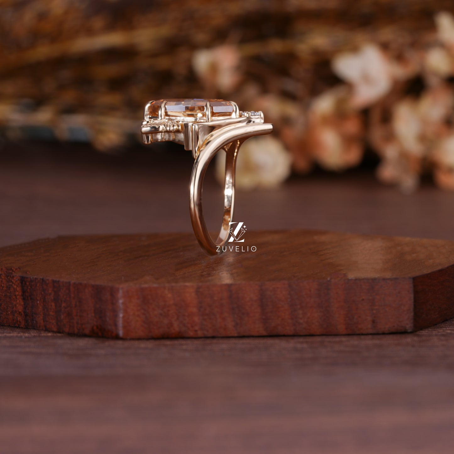 Nature Inspired Marquise Ring