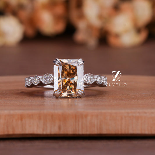 Radiant Champagne Bubble Ring