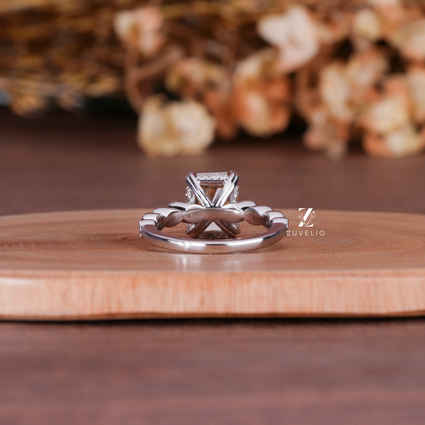 Radiant Champagne Bubble Ring