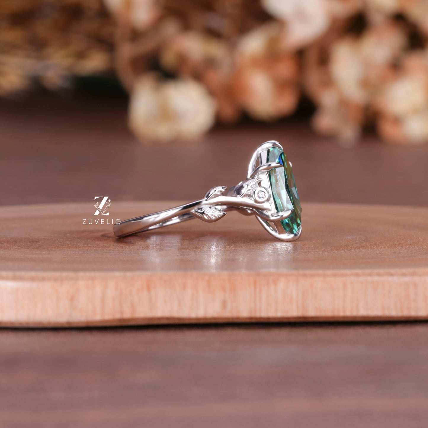 Nature Inspired Hexagon Ring