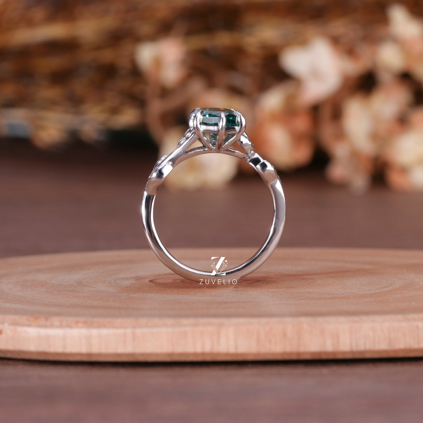 Nature Inspired Hexagon Ring