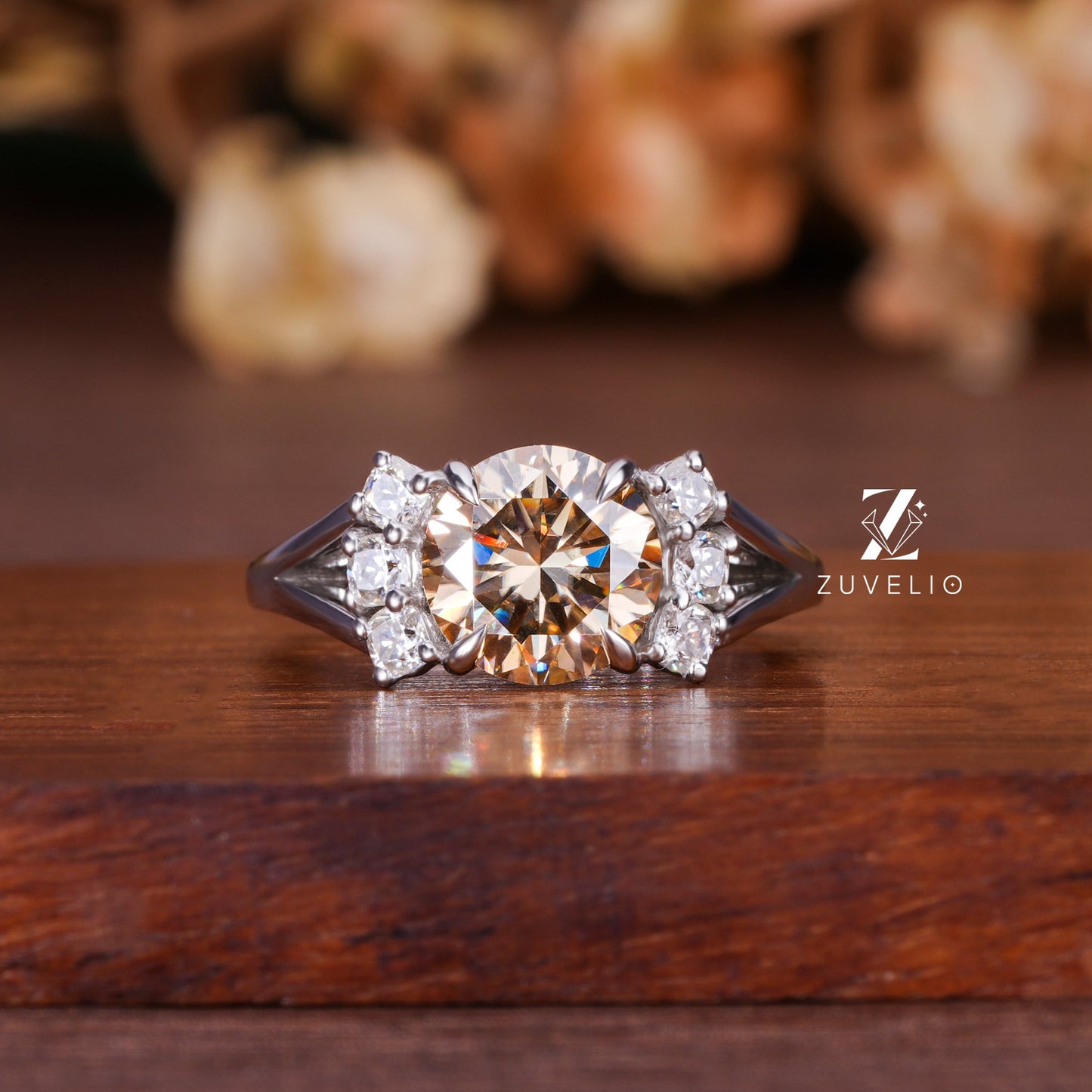 Round Split Shank Ring
