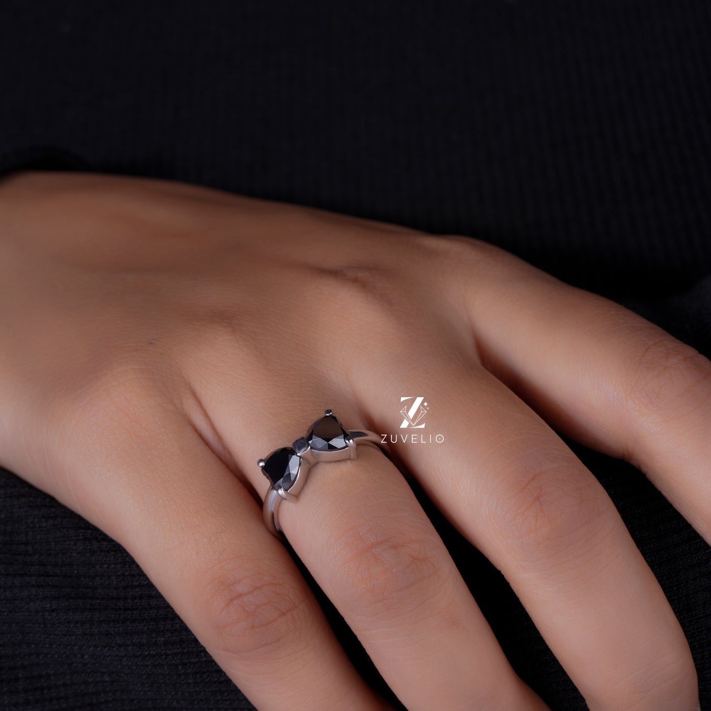 Bow Tie Moissanite Ring