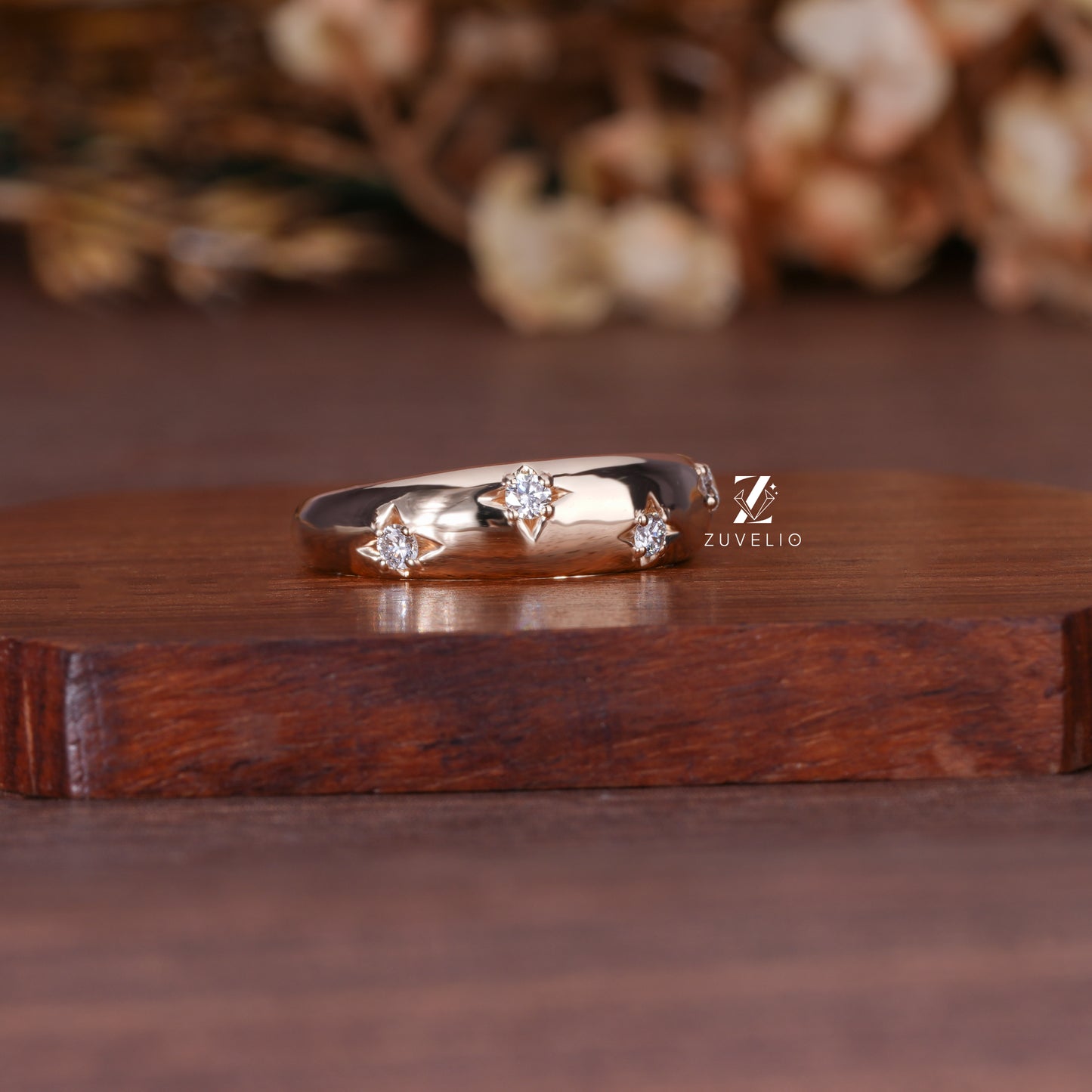 Unisex Celestial Diamond Band
