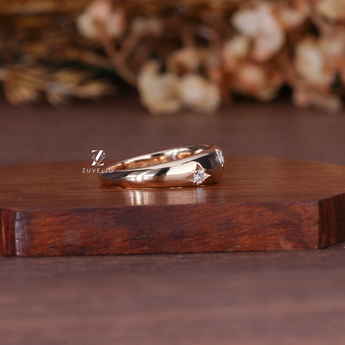 Unisex Celestial Diamond Band