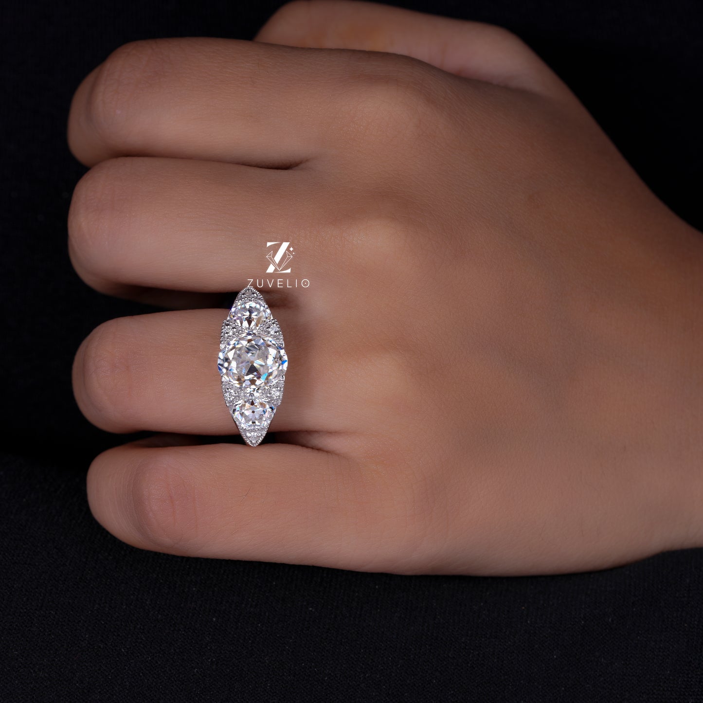 Art Deco Oval Ring