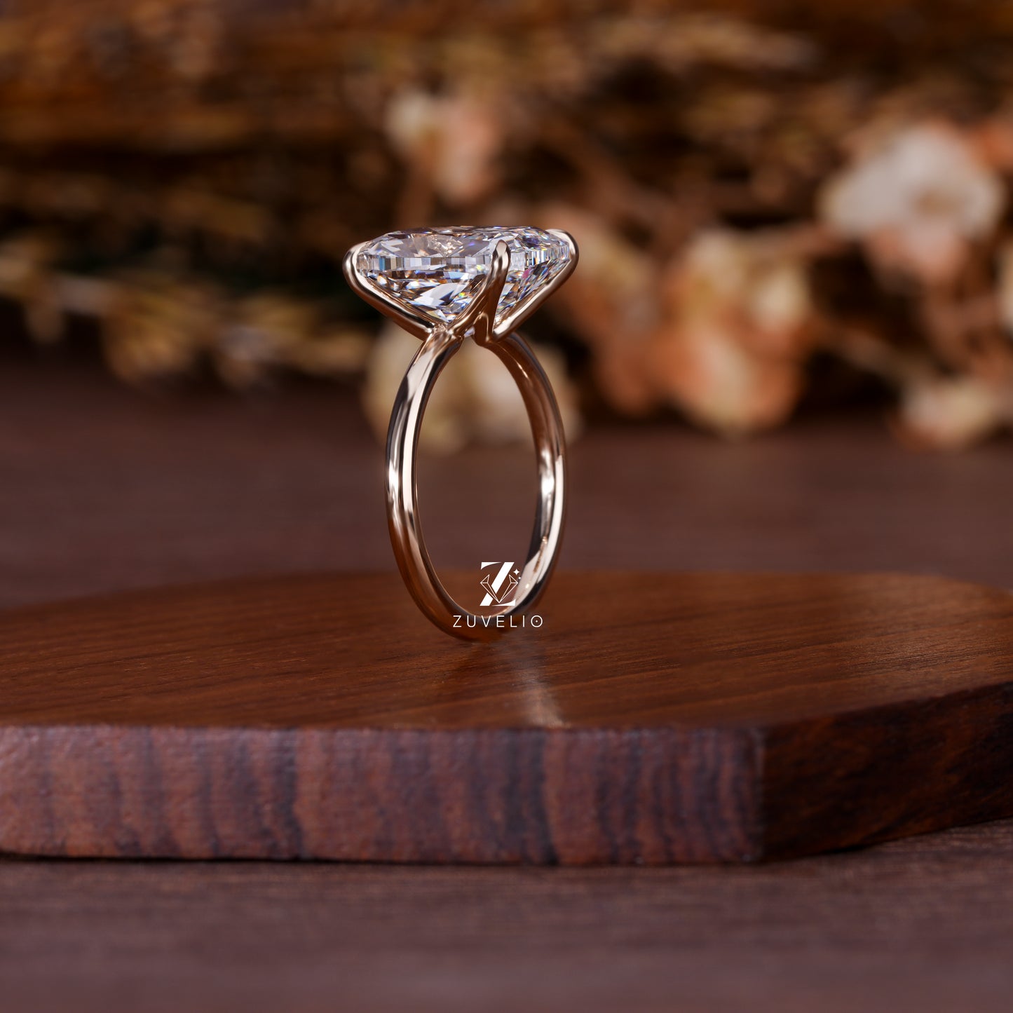 Cushion Cut Diamond Ring