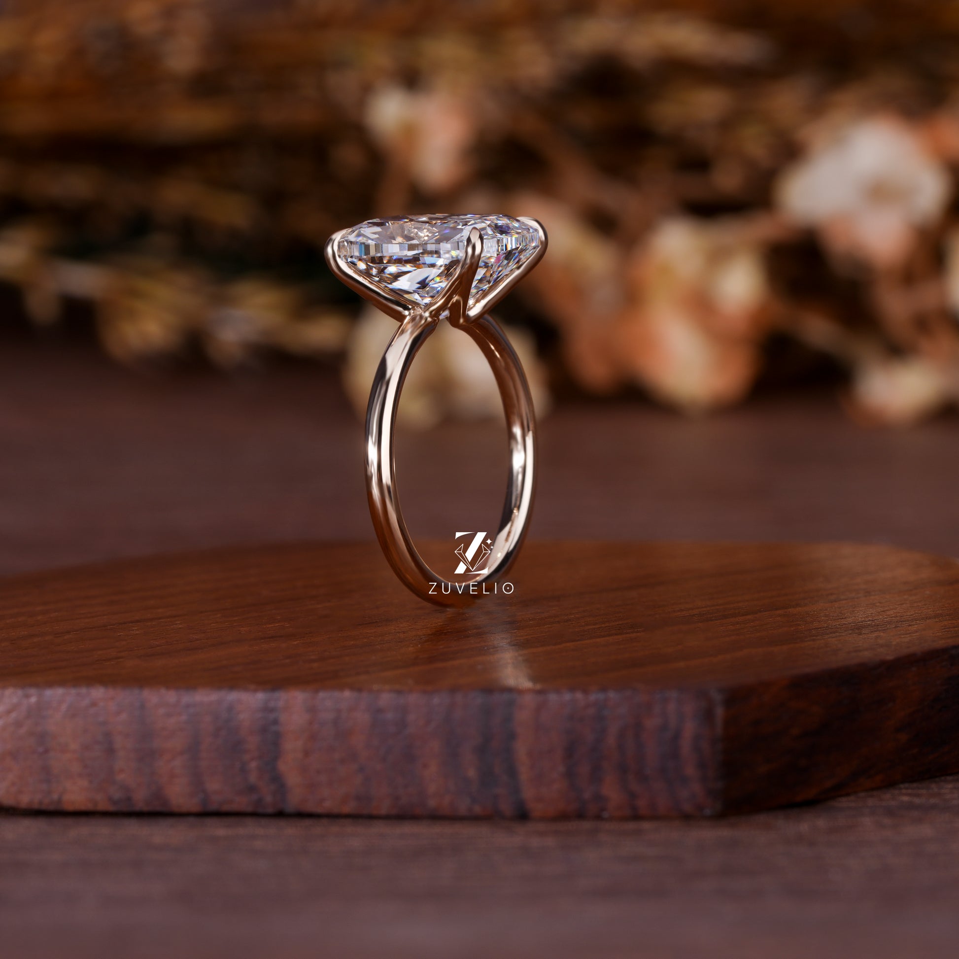 Cushion Cut Diamond Ring