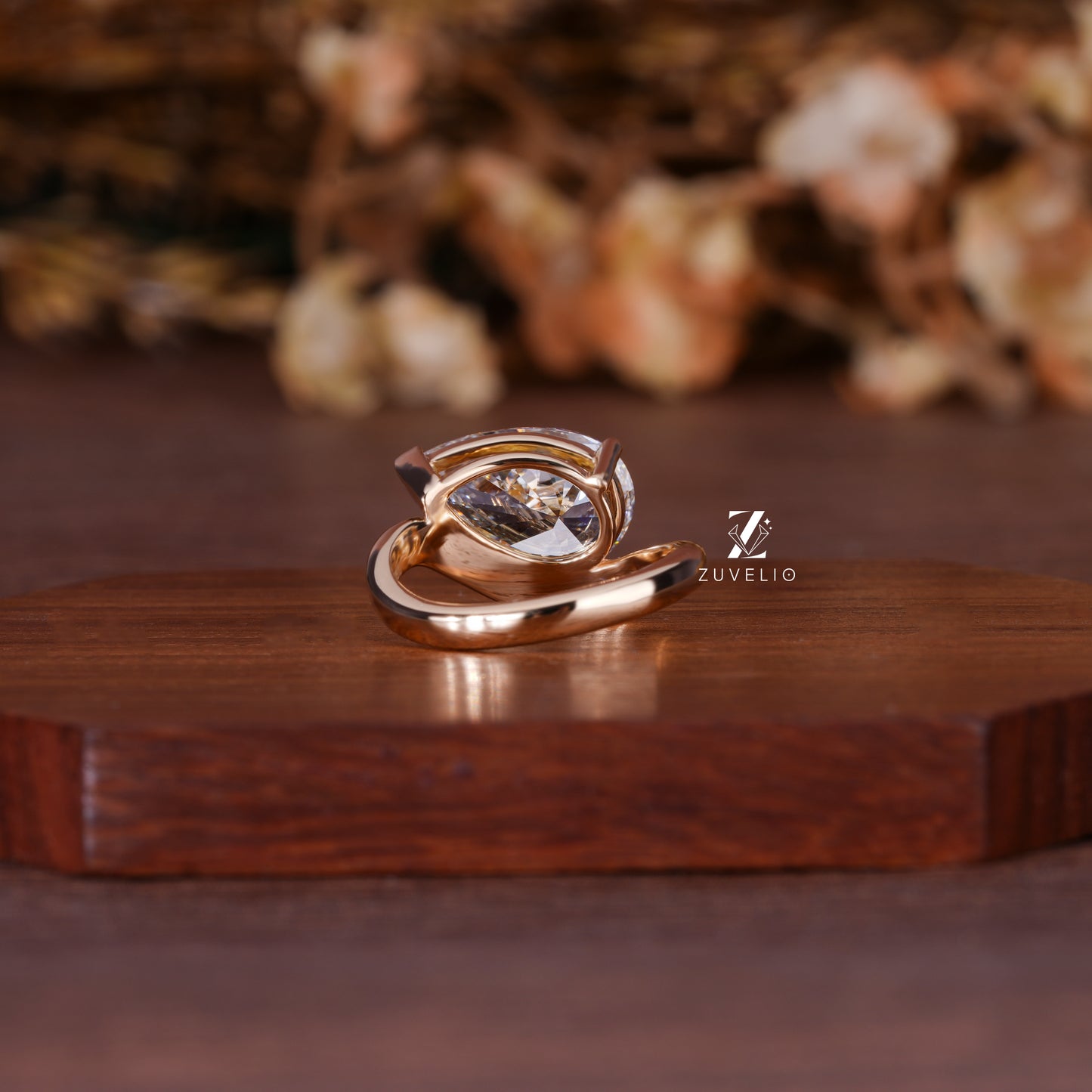 Lab Diamond Solitaire Engagement Ring