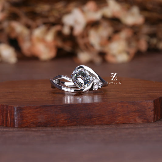 OMC  Cushion Moissanite Ring