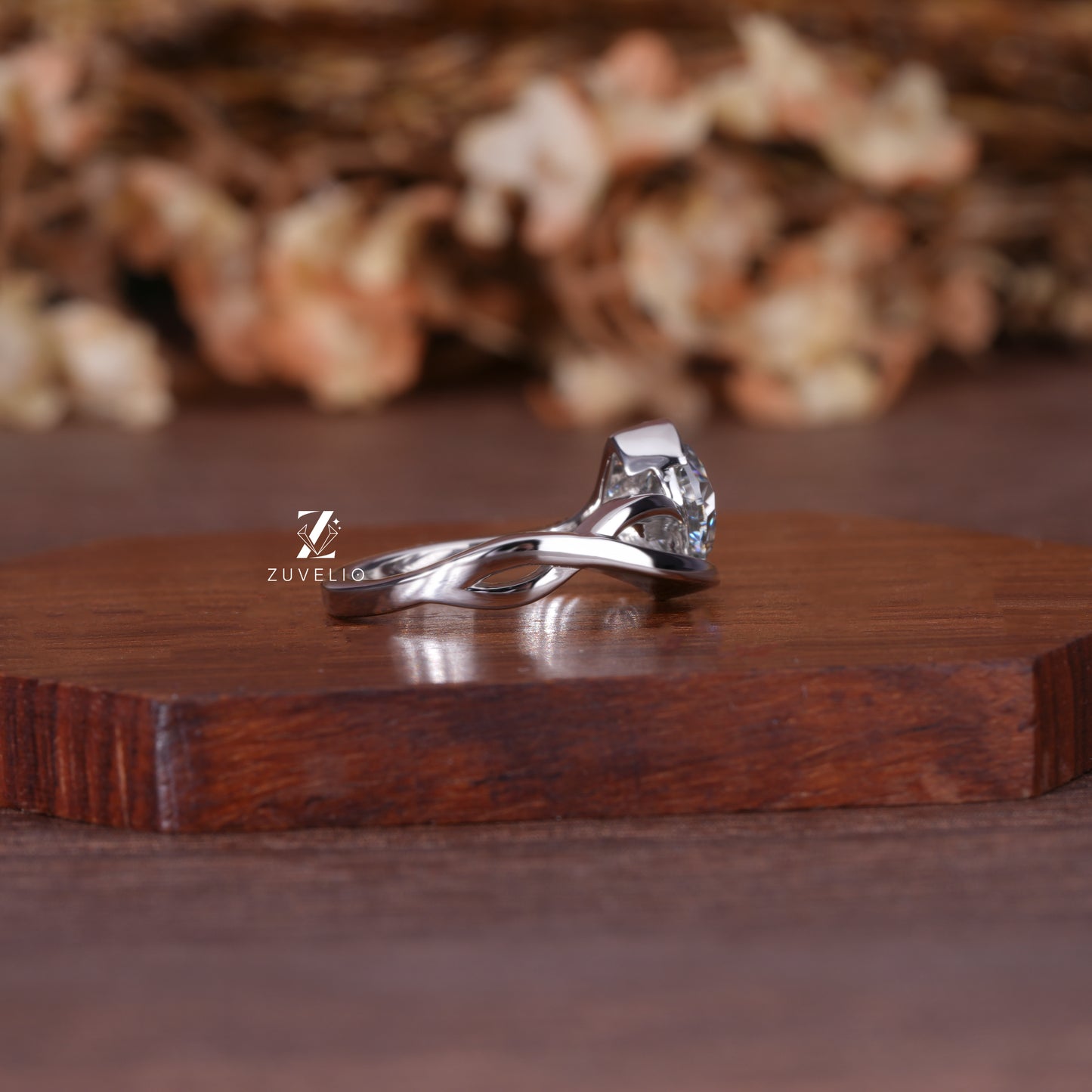 OMC  Cushion Moissanite Ring