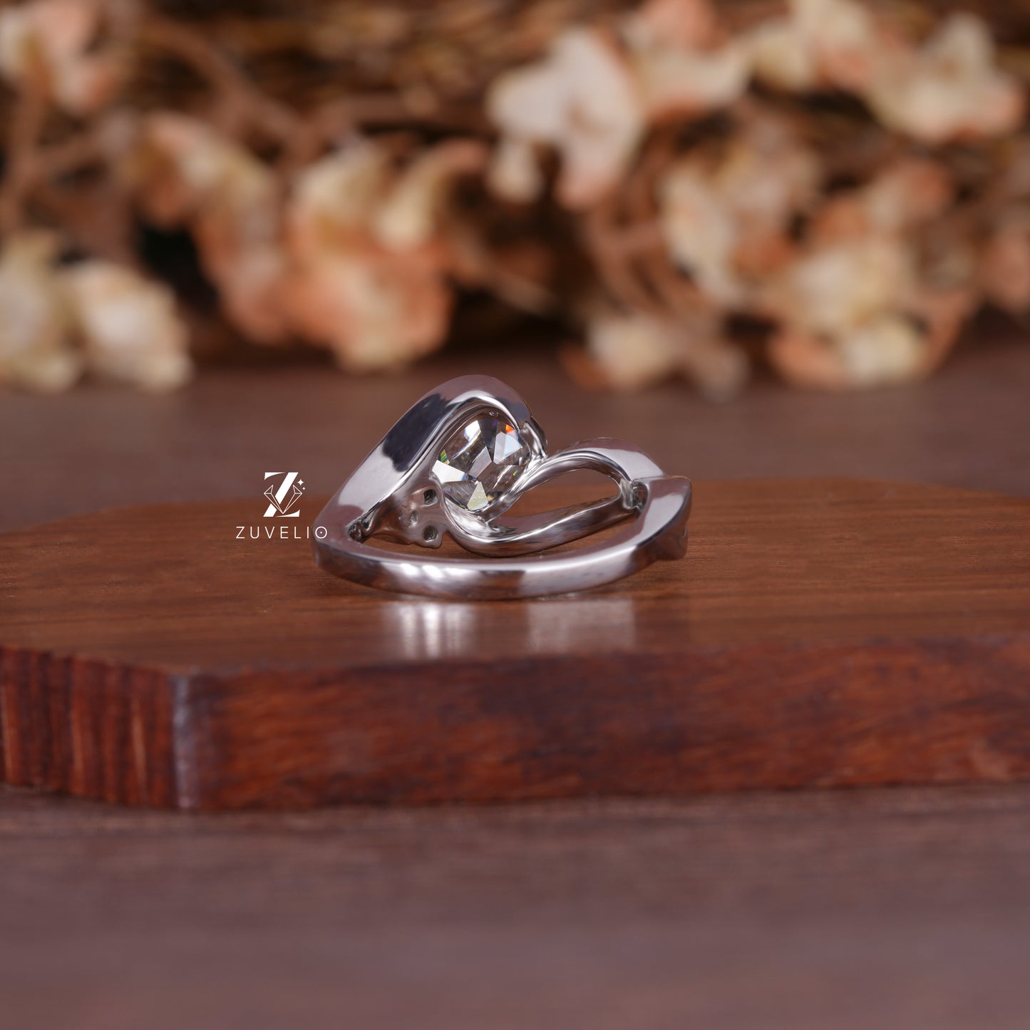 OMC  Cushion Moissanite Ring
