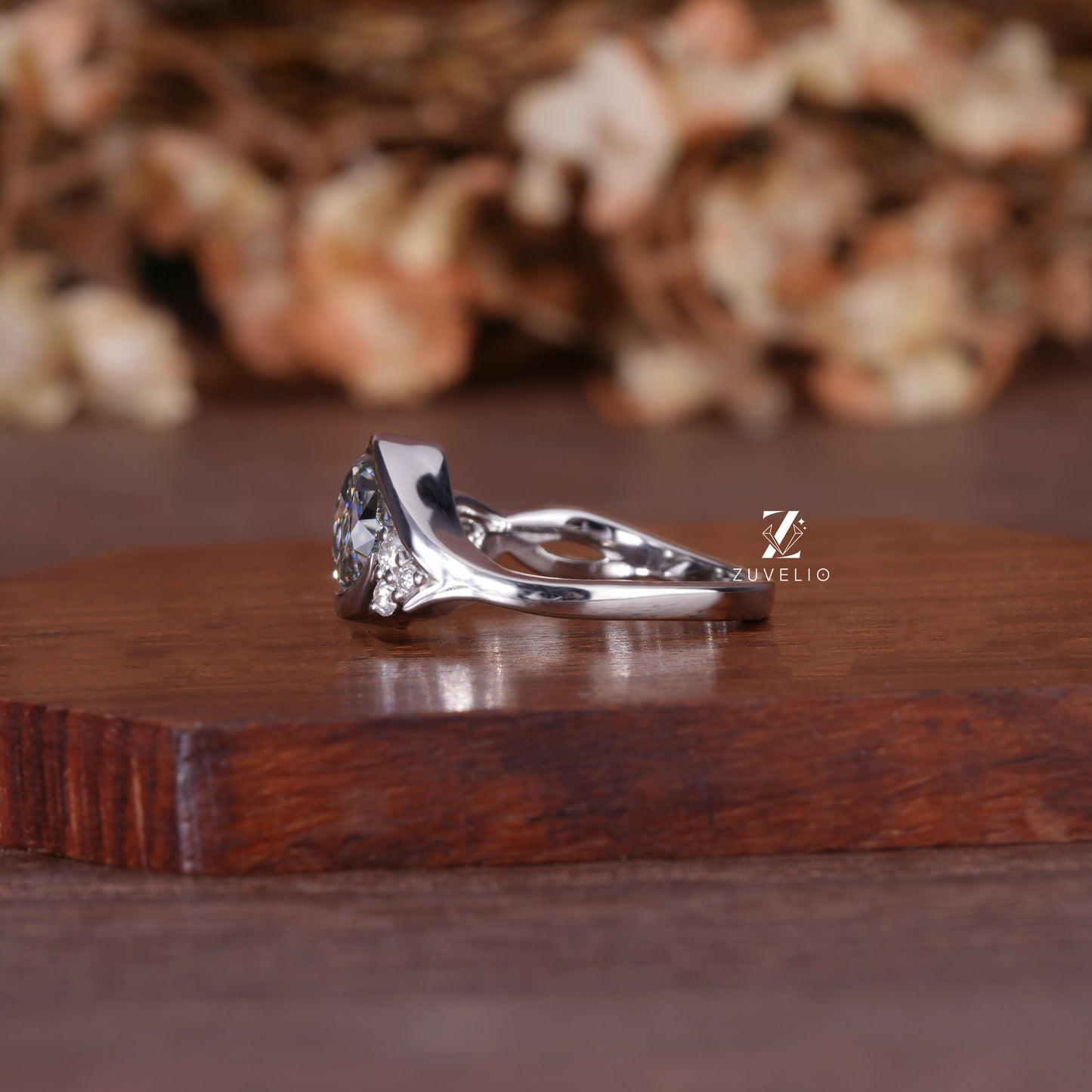 OMC  Cushion Moissanite Ring