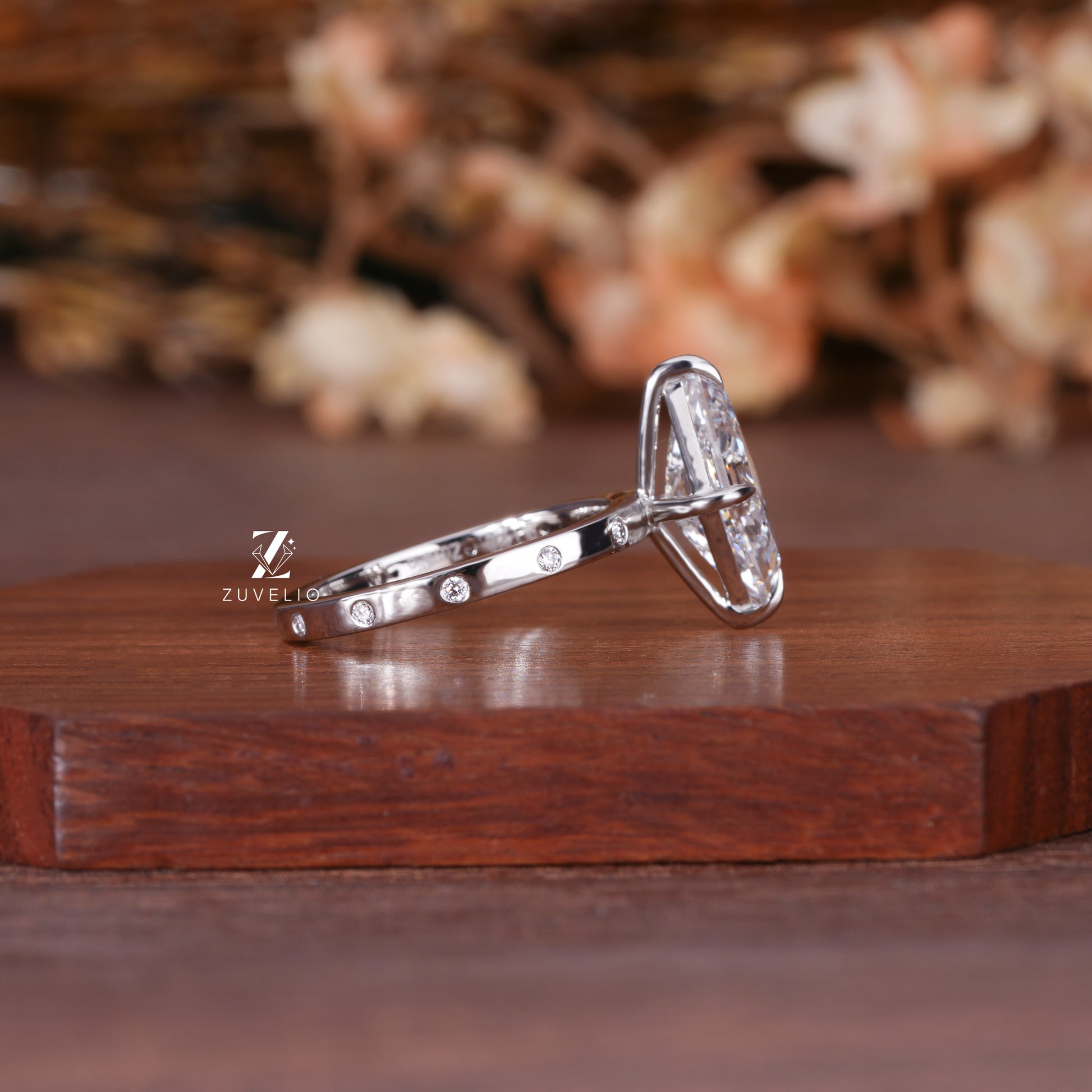 East West Lab Diamond Ring
