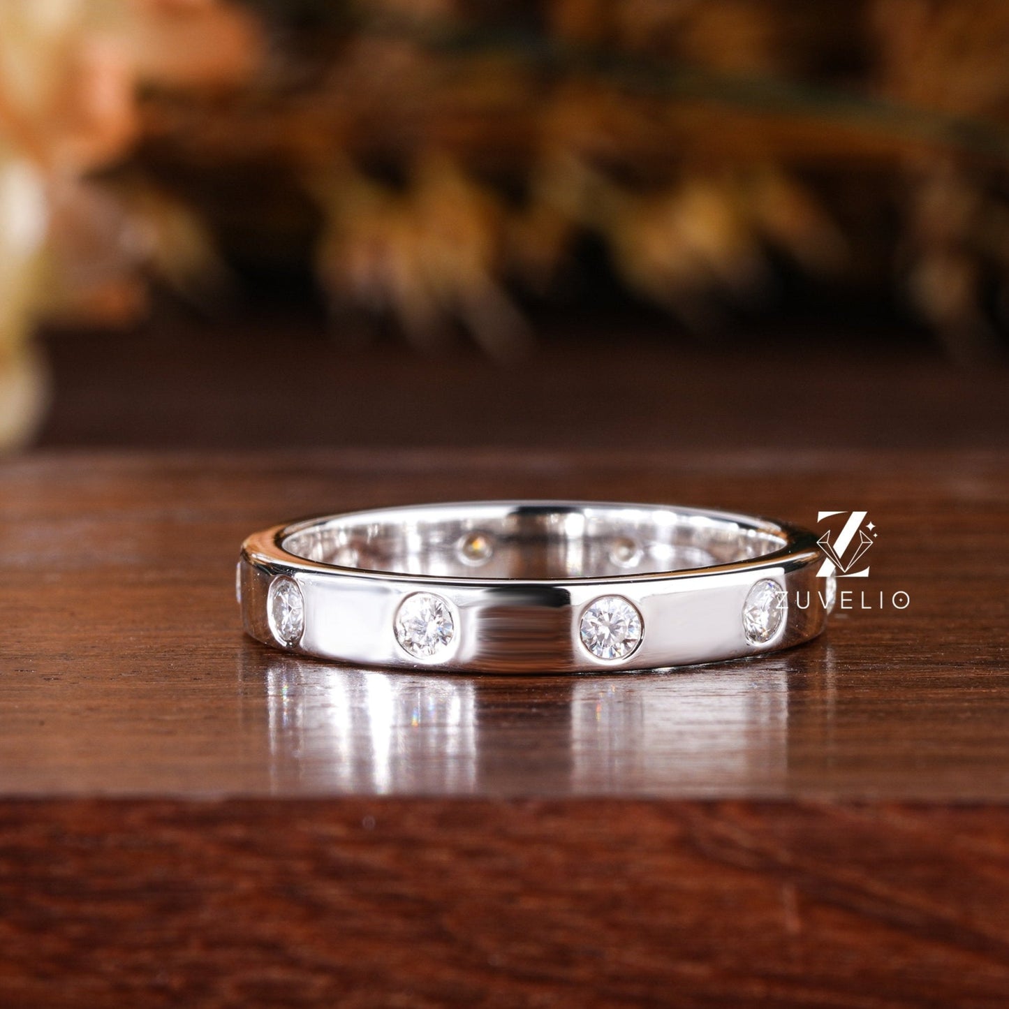 Unisex Moissanite Band - Zuvelio.com